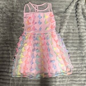Girls formal butterfly dress